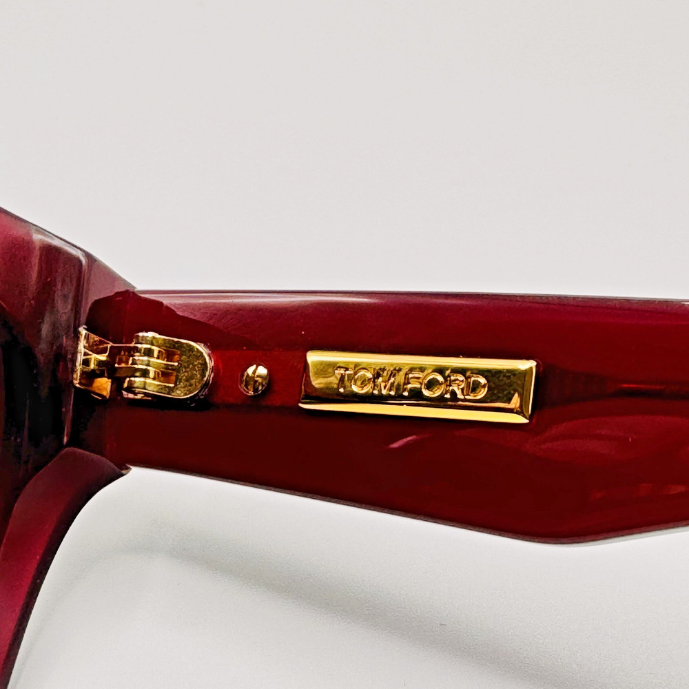 Tom Ford Sunglasses Icon TF1329 81F Violet Butterfly Brown Gradient Lens 55mm - Picture 16 of 16